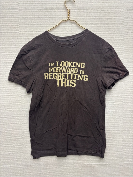 trailer Other - Trailer vintage fit large Graphic Tee - "I'm Looking Forward to Regretting This"